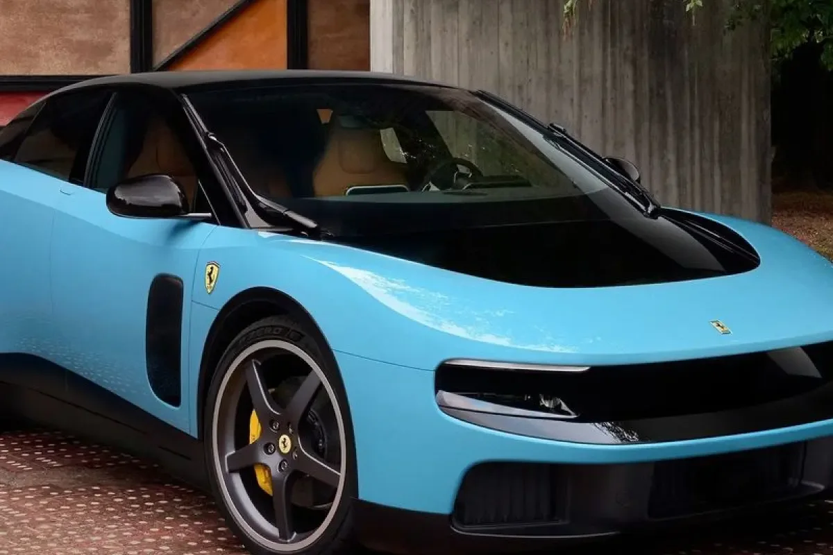 Ferrari Luncurkan Mobil Listrik Perdana Luce di Roma, Bertenaga 1.050 Cv