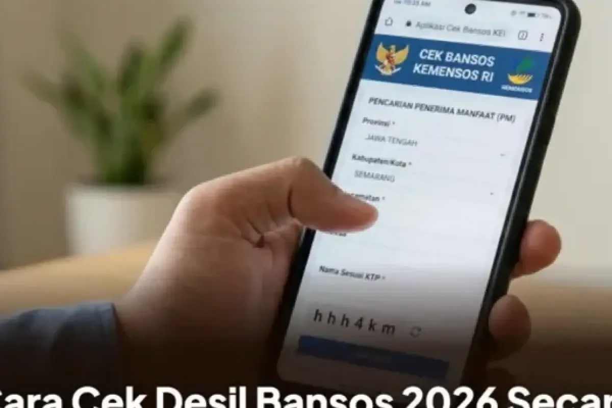 Cara Cek Desil Bansos 2026 Secara Online via Aplikasi dan Website