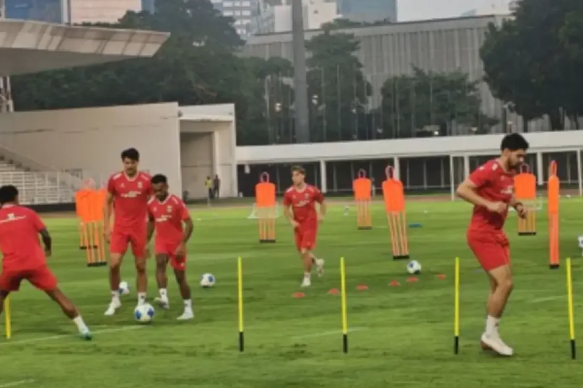 Timnas Indonesia Latihan Intensif Tanpa Justin Hubner Jelang Lawan Mozambik