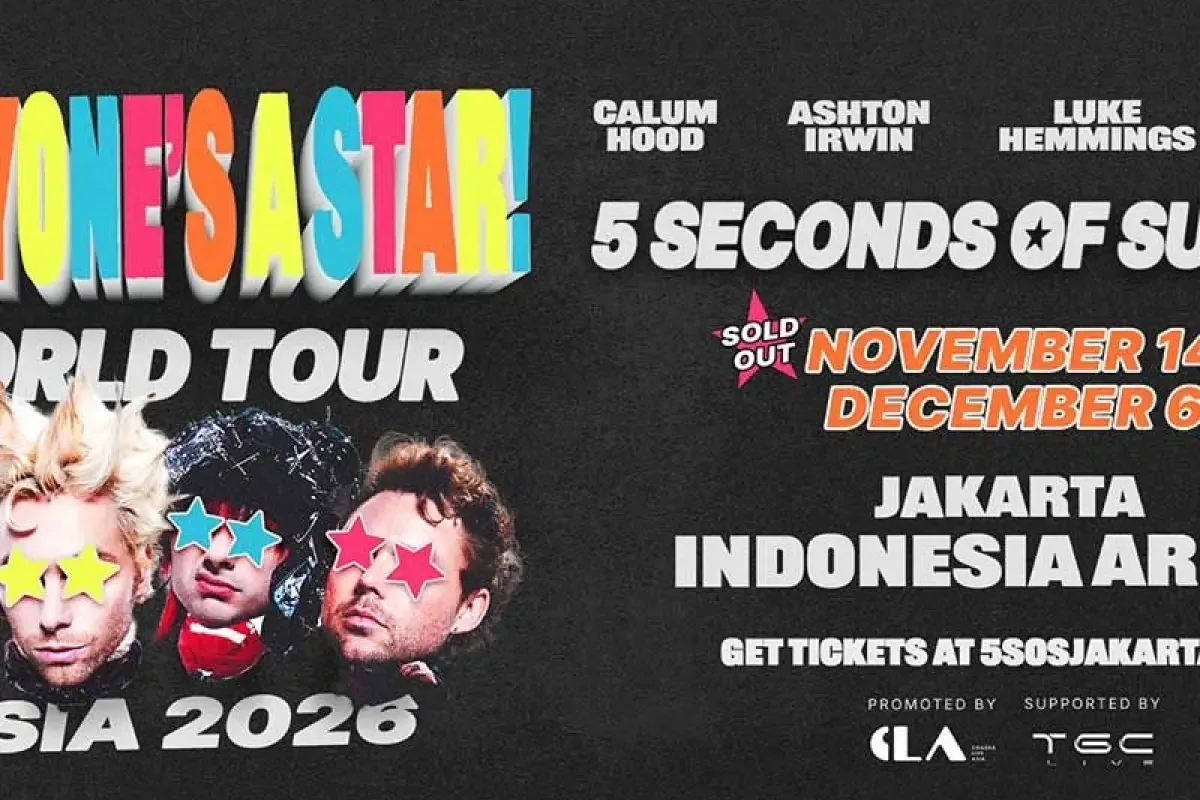 5 Seconds of Summer Tambah Jadwal Konser di Jakarta Jadi Dua Hari