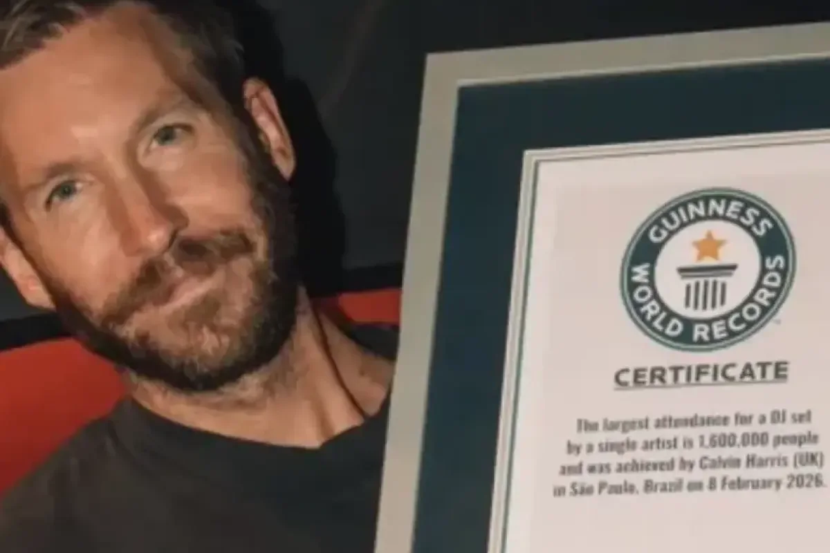 Calvin Harris tampil di hadapan jutaan penonton di Sao Paulo, Brasil
