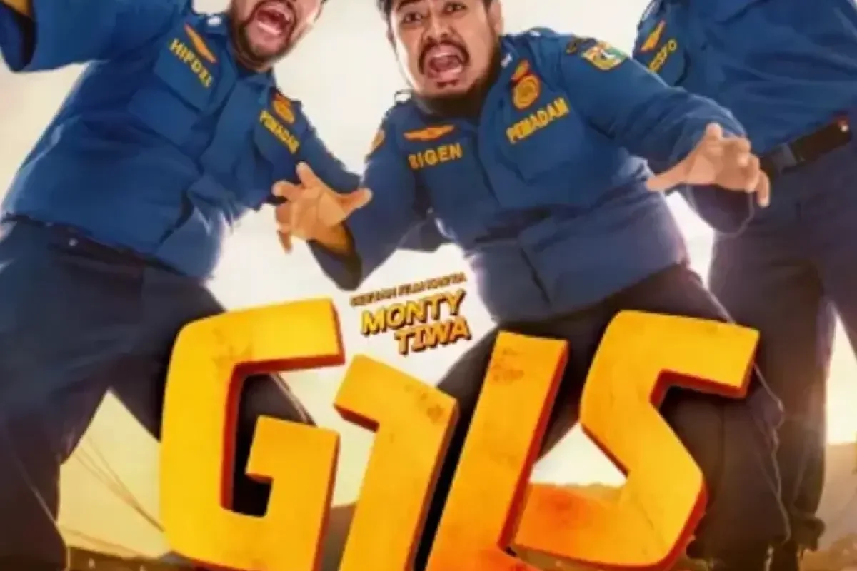 Ilustrasi trailer film komedi GJLS: Berapi-Api tentang tiga sahabat pemadam kebakaran