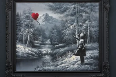 Lukisan Banksy Laku US$18 Juta di Lelang New York