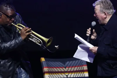 Shatner and Tyson Explore the Cosmos in Unscripted Beverly Hills Show