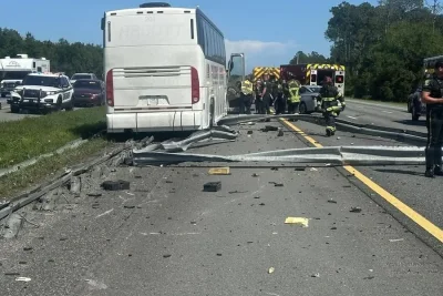 Florida Charter Bus Crash Injures Four South Carolina Students