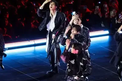Las Vegas Pendarahkan Landmark untuk Sambut Konser BTS