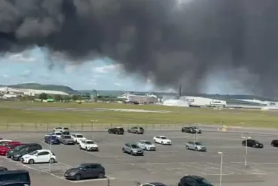 Belfast Scrap Metal Yard Fire Sends Smoke Across City