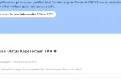 Hasil TKA SD dan SMP 2026 Diumumkan Mulai 25 Mei