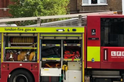 Massive Fire Engulfs Kosher Supermarket in Golders Green, London