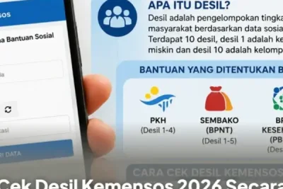 Kemensos Gunakan Kategori Desil untuk Tentukan Penerima Bantuan Sosial
