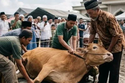 Panitia Distribusikan Daging Kurban Iduladha 2026 ke Lima Golongan