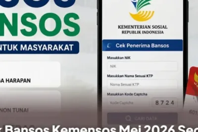 Cara Cek Bansos Kemensos Mei 2026 via HP dengan NIK KTP