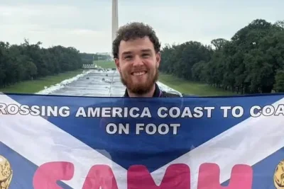 Scottish Fundraiser Reaches Washington DC During Charity Walk Across US