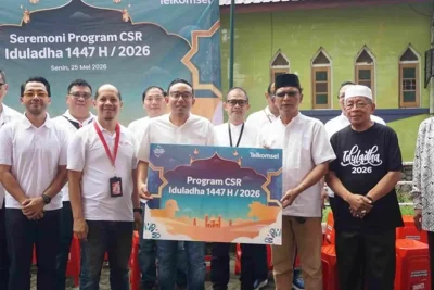 Telkomsel Salurkan 590 Hewan Kurban untuk 40 Ribu Penerima Manfaat