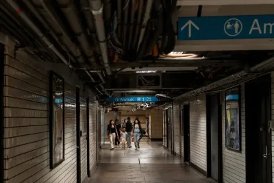 Penn Station Train Fire Injures Five and Halts Rail Traffic
