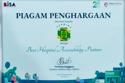 Hermina Hospitals Raih Penghargaan Best Hospital Accessibility Partner dari Yakes Telkom
