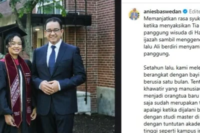 Mutiara Baswedan Raih Gelar Master dari Harvard University