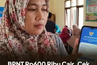Kemensos Cairkan Rapelan BPNT Rp600 Ribu Melalui Bank Himbara