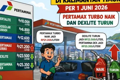 Harga Dexlite dan Pertamina Dex per 1 Juni 2026 Turun, Ini Simulasi Penghematannya