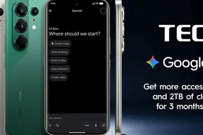 Tecno Berikan Akses Google AI Plus 2TB Gratis Tiga Bulan