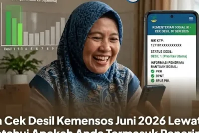 Cara Cek Desil Kemensos Juni 2026 Online Lewat HP dan Website