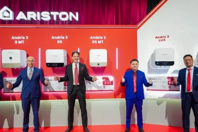 Ariston Luncurkan Water Heater Andris 3 untuk Kamar Mandi Modern