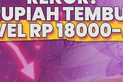 Dolar AS Tembus Rp 18.015, IHSG Anjlok 4,15% ke 5.693