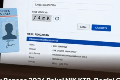 Cara Cek Bansos 2026 Pakai NIK KTP Lewat Situs Resmi dan Aplikasi