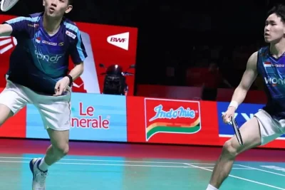 Raymond Indra/Nikolaus Joaquin Lolos ke Final Indonesia Open 2026