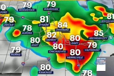 Severe Weather Outbreak Threatens Chicago Region With Tornadoes