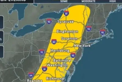 Severe Storms and Extreme Heat Threaten East Coast Regions Through Friday