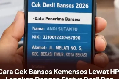 Cara Cek Bansos PKH 2026 dan Kategori Penerimanya