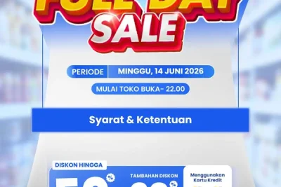 Transmart Full Day Sale 14 Juni 2026: Diskon hingga 50% + 20%