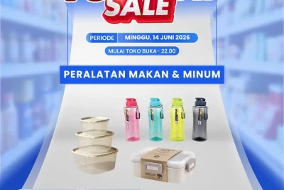 Transmart Full Day Sale 14 Juni 2026: Diskon 50%+20% Peralatan Makan