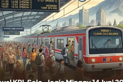 Jadwal KRL Solo Jogja 14 Juni 2026: Beroperasi Normal dari Pagi hingga Malam