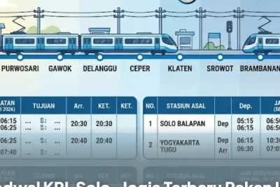 Jadwal KRL Solo Jogja 15 Juni 2026 Alami Penambahan Perjalanan