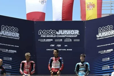 Kiandra Ramadhipa Raih Kemenangan Perdana di Moto3 Junior World Championship 2026