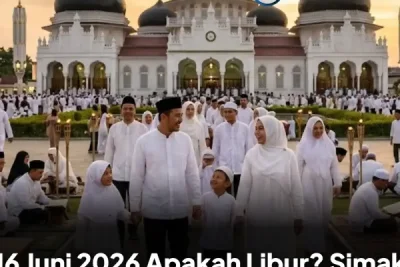 SKB 3 Menteri Tetapkan 16 Juni 2026 Libur Nasional Tahun Baru Islam