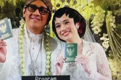 Akad Nikah Andre Taulany dan Amanda Rigby Digelar di Jakarta