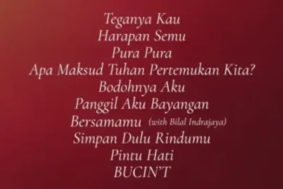 Lyodra Bocorkan 10 Lagu Terkunci di Kamu, Satu Duet Bareng Bilal